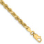 10K 3.5mm Diamond-Cut Rope Chain
