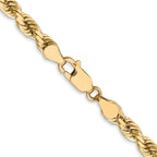 4.5mm 10K Yellow Gold Diamond-Cut Rope Chain - Sophia Jewelers