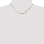 1.1mm 10K Yellow Gold Flat Cable Chain - Sophia Jewelers