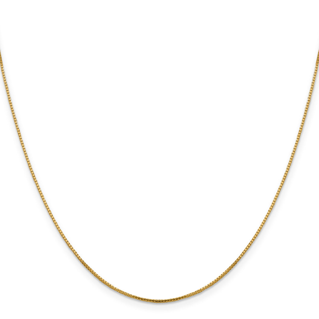 10K .95mm Sparkle Octagonal Box Chain
