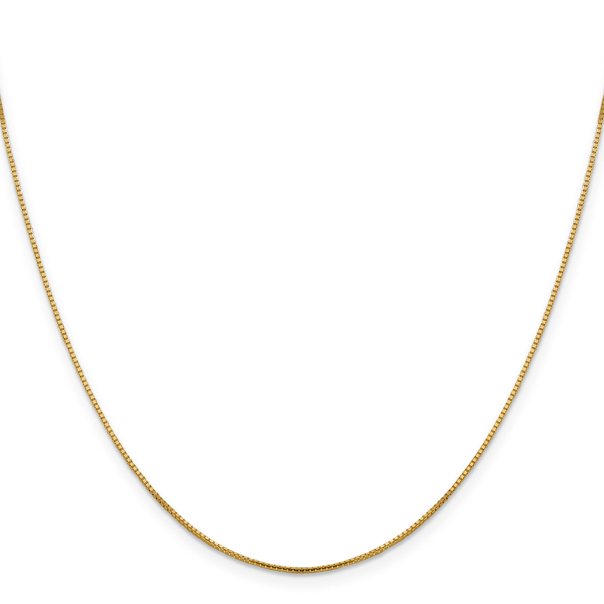 10K .95mm Sparkle Octagonal Box Chain
