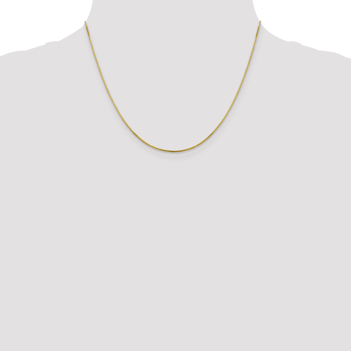 10K .95mm Sparkle Octagonal Box Chain