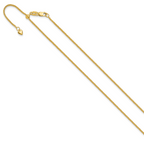 1.35mm 10K Yellow Gold Wheat Chain - Sophia Jewelers