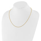 1.35mm 10K Yellow Gold Wheat Chain - Sophia Jewelers