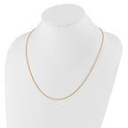 1.35mm 10K Yellow Gold Wheat Chain - Sophia Jewelers