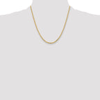 Rope Chain in 10K Yellow Gold, Bracelet to Necklace Lengths, 3.25mm - Sophia Jewelers