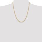 Rope Chain in 10K Yellow Gold, Bracelet to Necklace Lengths, 3.25mm - Sophia Jewelers