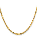 3.75mm 10K Yellow Gold Diamond-Cut Rope Chain - Sophia Jewelers