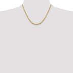 3.75mm 10K Yellow Gold Diamond-Cut Rope Chain - Sophia Jewelers