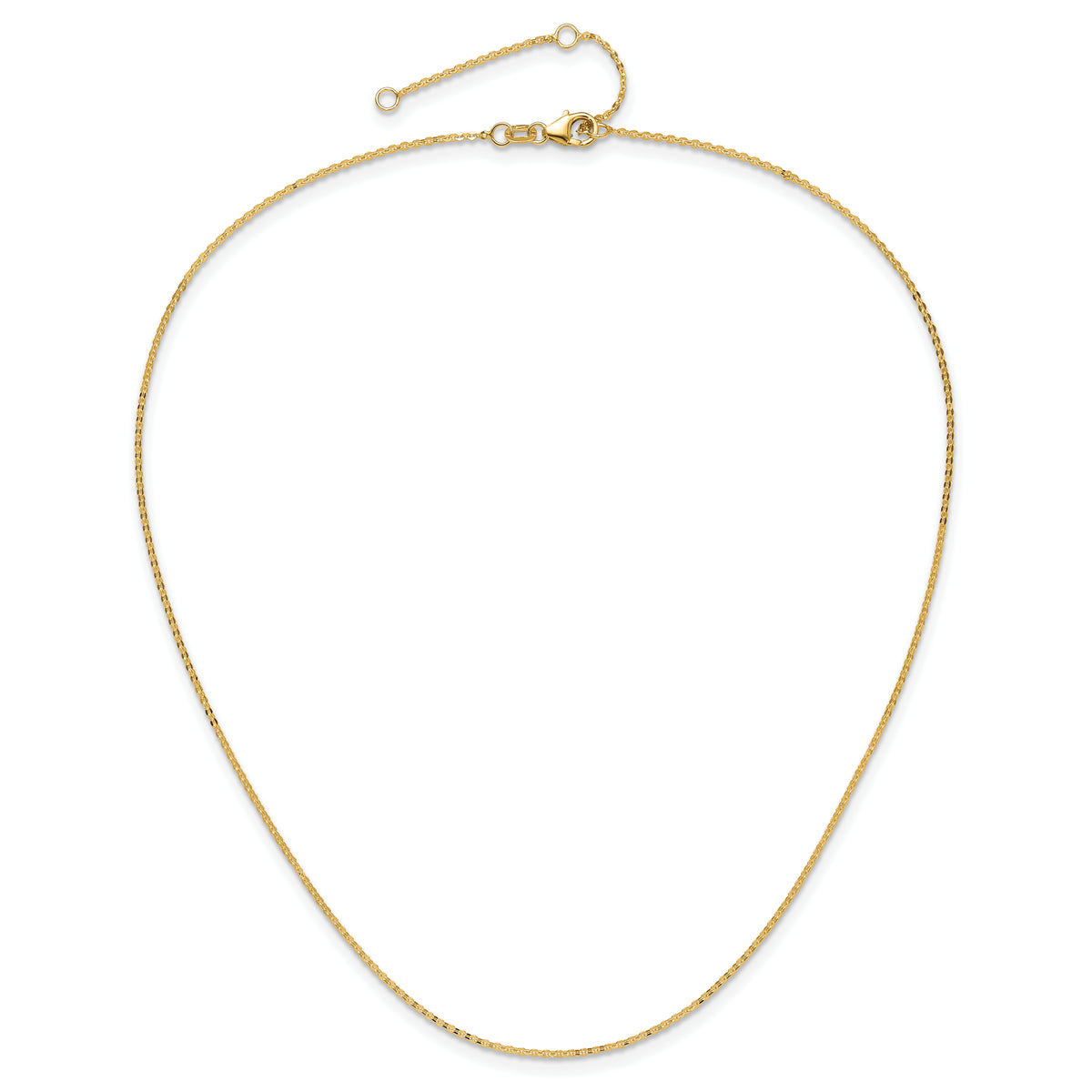 10k 1.1mm Flat Cable 1in+1in Adjustable Chain