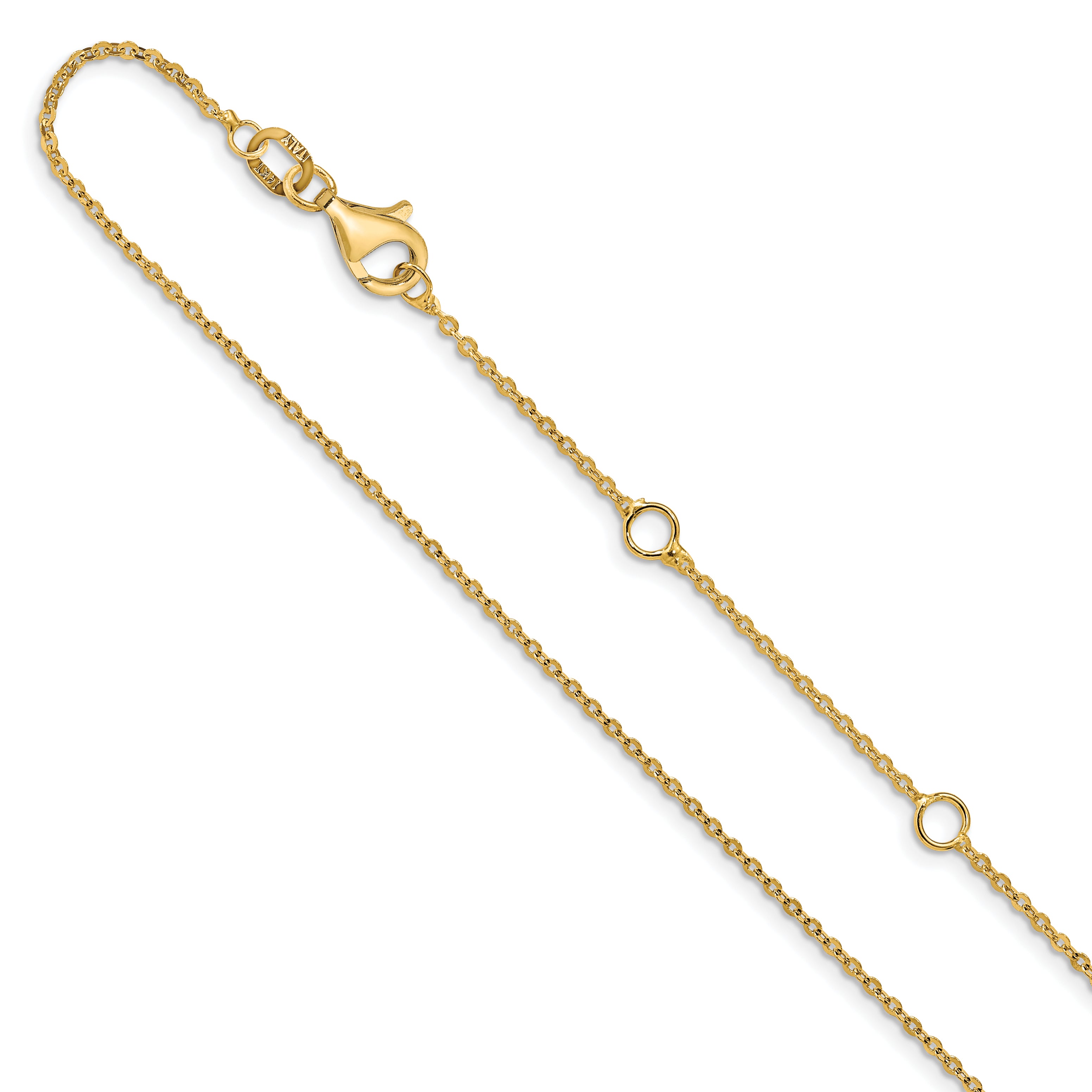 10k 1.1mm Flat Cable 1in+1in Adjustable Chain Main image