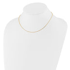 1.05mm 10K Yellow Gold Diamond-Cut Cable Chain - Sophia Jewelers
