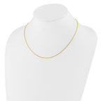1.05mm 10K Yellow Gold Diamond-Cut Cable Chain - Sophia Jewelers