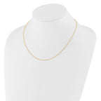 1.1mm 10K Yellow Gold Round Cable Chain - Sophia Jewelers