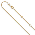 1.1mm 10K Yellow Gold Round Cable Chain - Sophia Jewelers