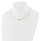 1.4mm 10K Yellow Gold Round Cable Chain - Sophia Jewelers