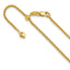 10k Adjustable 1.6mm Semi Solid Spiga Chain