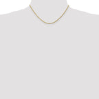 2.0mm 10K White Gold Diamond-Cut Rope Chain - Sophia Jewelers