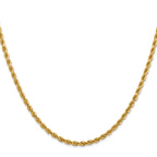 2.75mm 10K White Gold Diamond-Cut Rope Chain - Sophia Jewelers