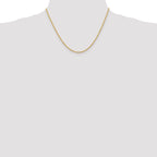 2.0mm 10K Yellow Gold Solid Rope Chain - Sophia Jewelers