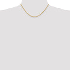 2.25mm 10K Yellow Gold Rope Chain - Sophia Jewelers