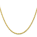 2.75mm 10K Yellow Gold Rope Chain - Sophia Jewelers