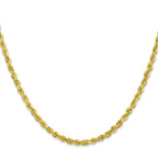 3.35mm 10K Yellow Gold Rope Chain - Sophia Jewelers