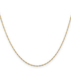 1.0mm 10K Yellow Gold Singapore Chain - Sophia Jewelers