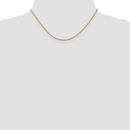 1.0mm 10K Yellow Gold Sparkle Singapore Chain - Sophia Jewelers