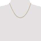 10k 1mm Sparkle Singapore Chain