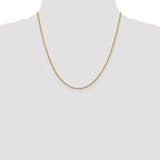 10k 1mm Sparkle Singapore Chain