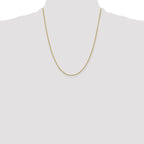 10k 1mm Sparkle Singapore Chain