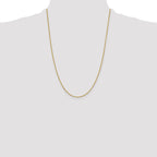 10k 1mm Sparkle Singapore Chain