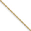 1.0mm 10K Yellow Gold Sparkle Singapore Chain - Sophia Jewelers