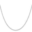 1.0mm 10K White Gold Sparkle Singapore Chain - Sophia Jewelers