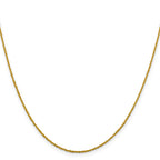 1.3mm 10K Yellow Gold Sparkle Singapore Chain - Sophia Jewelers