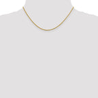 1.3mm 10K Yellow Gold Sparkle Singapore Chain - Sophia Jewelers