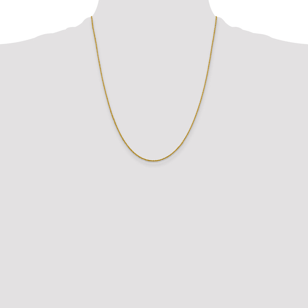 10k 1.3mm Sparkle Singapore Chain