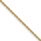 1.3mm 10K Yellow Gold Sparkle Singapore Chain - Sophia Jewelers
