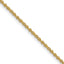 1.3mm 10K Yellow Gold Sparkle Singapore Chain - Sophia Jewelers