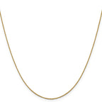 1.0mm 10K Yellow Gold Diamond-Cut Cable Chain - Sophia Jewelers