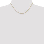 1.0mm 10K Yellow Gold Diamond-Cut Cable Chain - Sophia Jewelers