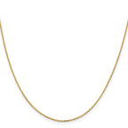 1.05mm 10K Yellow Gold Diamond-Cut Cable Chain - Sophia Jewelers