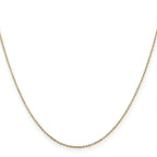 10k .8mm D/C Cable with Lobster Clasp Chain