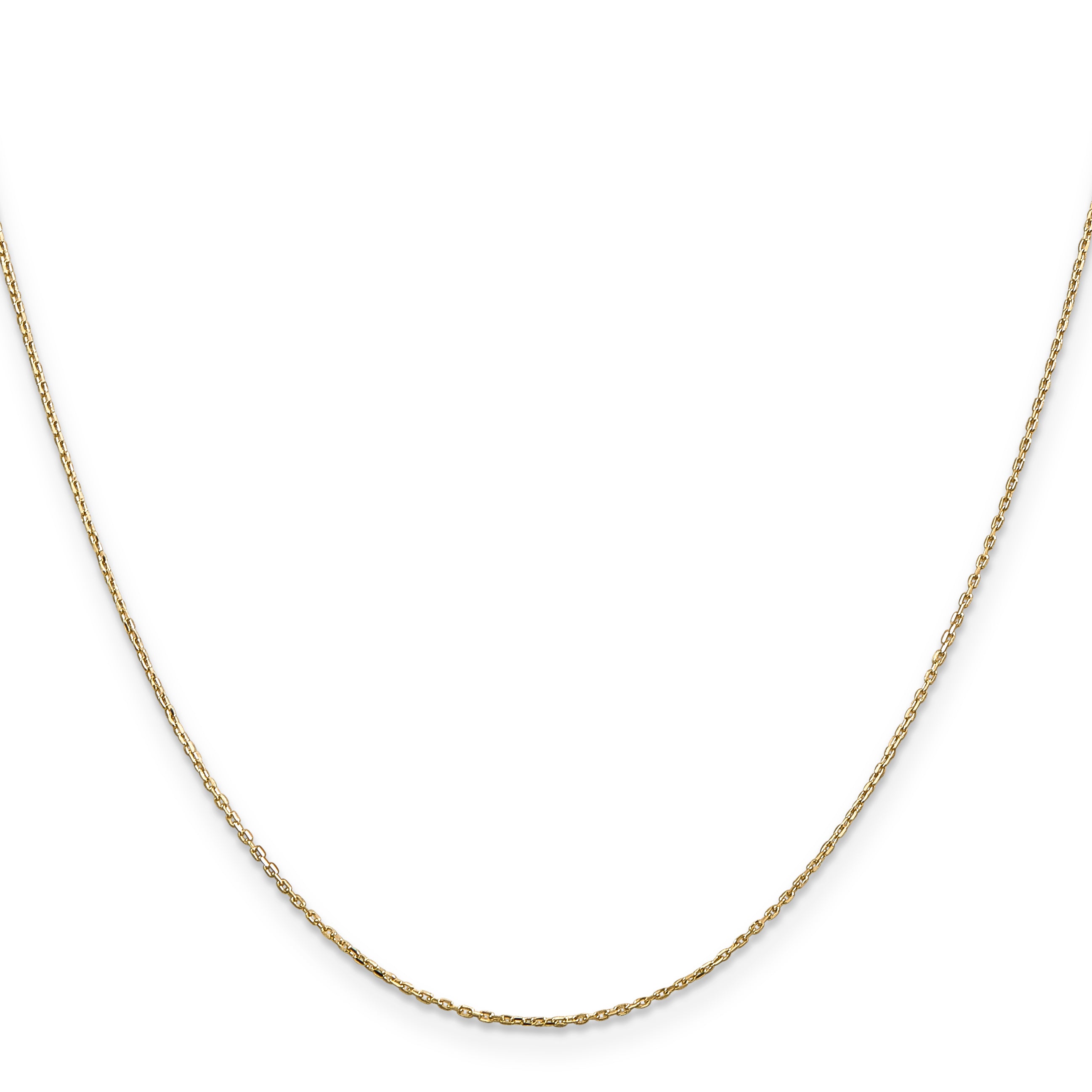 10k .8mm D/C Cable with Lobster Clasp Chain