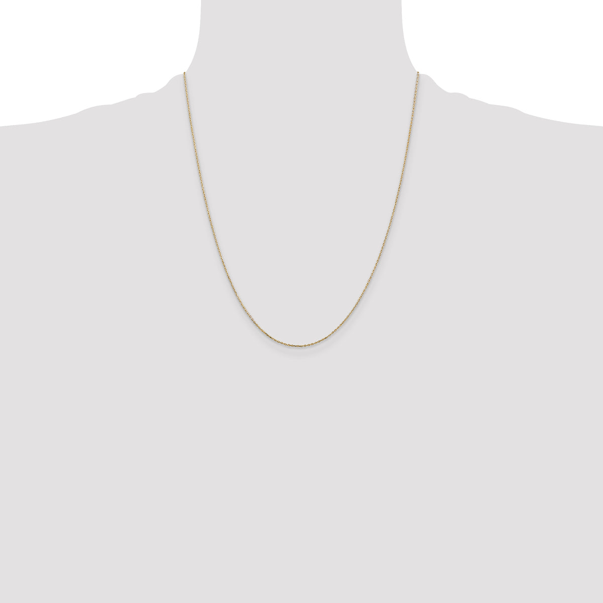 10k .8mm D/C Cable with Lobster Clasp Chain