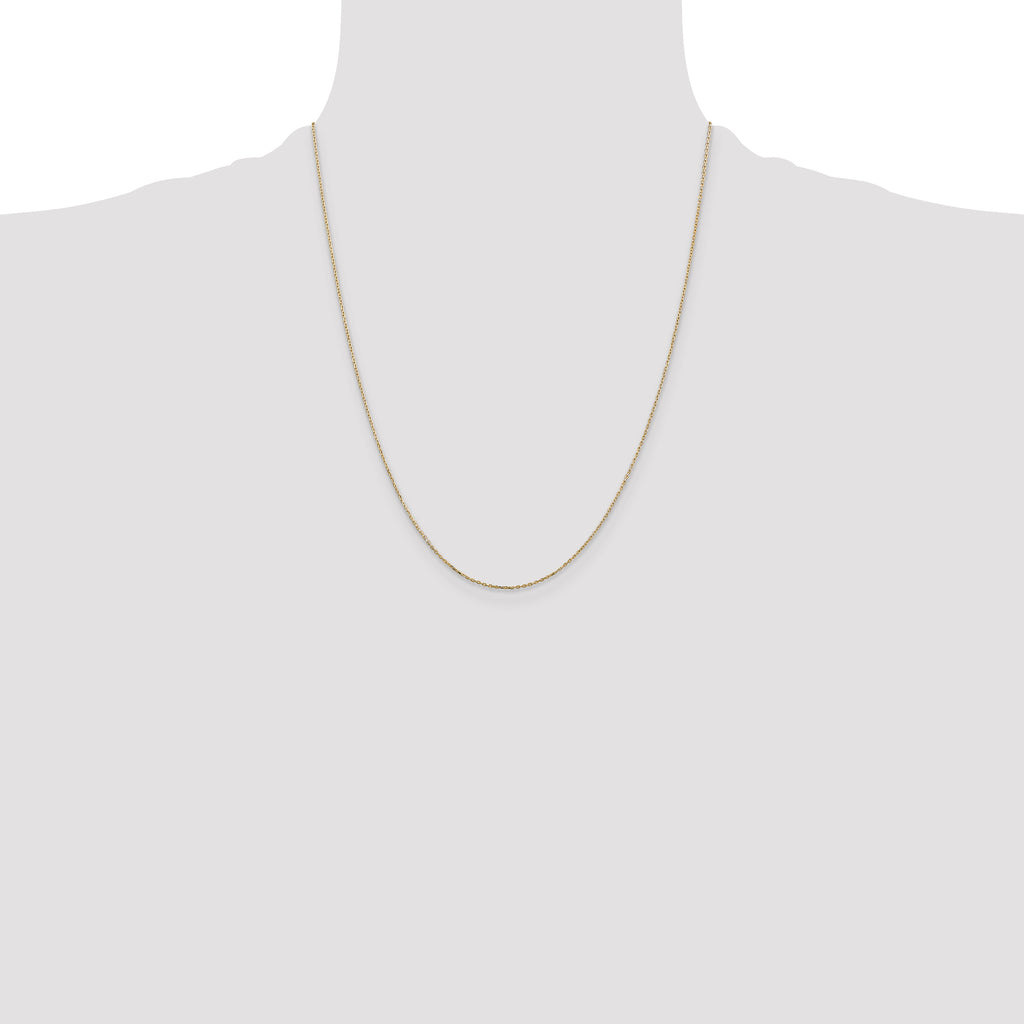 10k .8mm D/C Cable with Lobster Clasp Chain