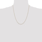 10k .8mm D/C Cable with Lobster Clasp Chain
