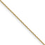 0.8mm 10K Yellow Gold Diamond-Cut Cable Chain - Sophia Jewelers
