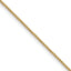 0.8mm 10K Yellow Gold Spiga Wheat Chain - Sophia Jewelers